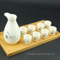 Haonai designed wholesale ceramic Flagon set